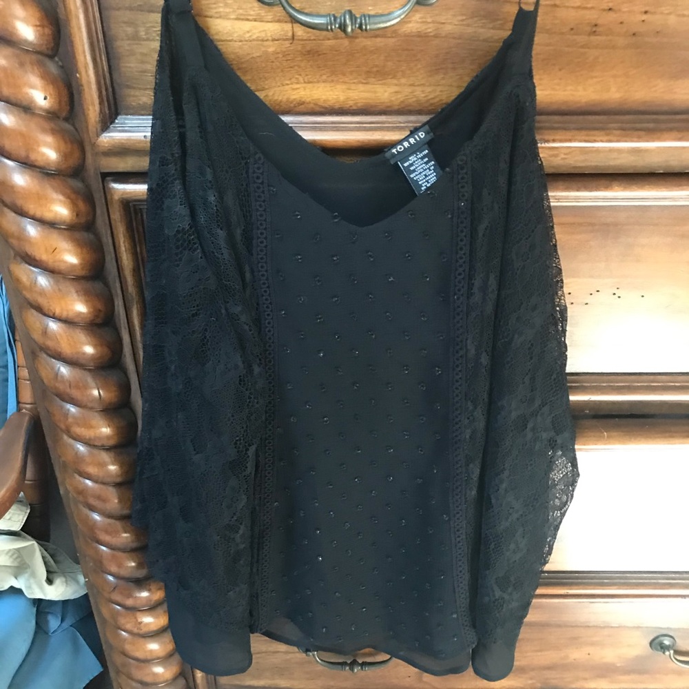 Black tank top